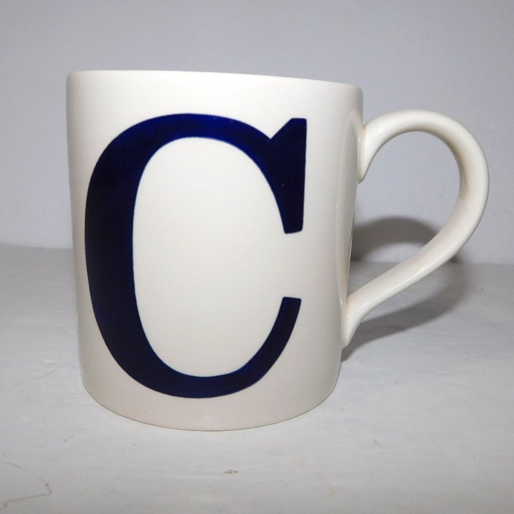 Marks Spencer M&S England Monogram Letter C Coffee Mug